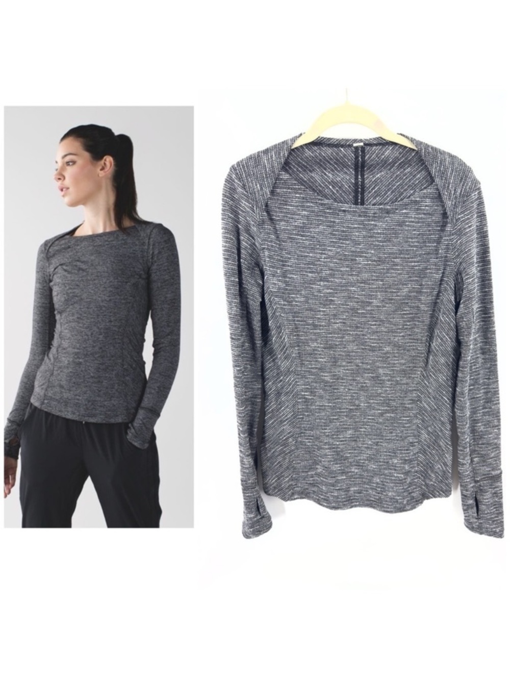 Lululemon Kanto Catch Me Long Sleeve Top Womens 10 Soft Stretch Casual Comfy